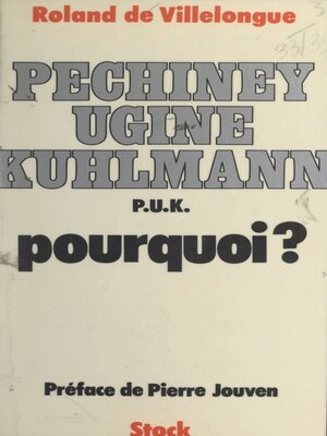 cover image of Pechiney Ugine Kuhlmann